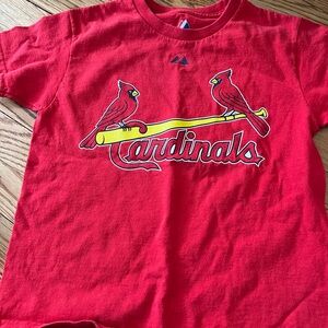 Majestic Red Cardinals Kids Tee